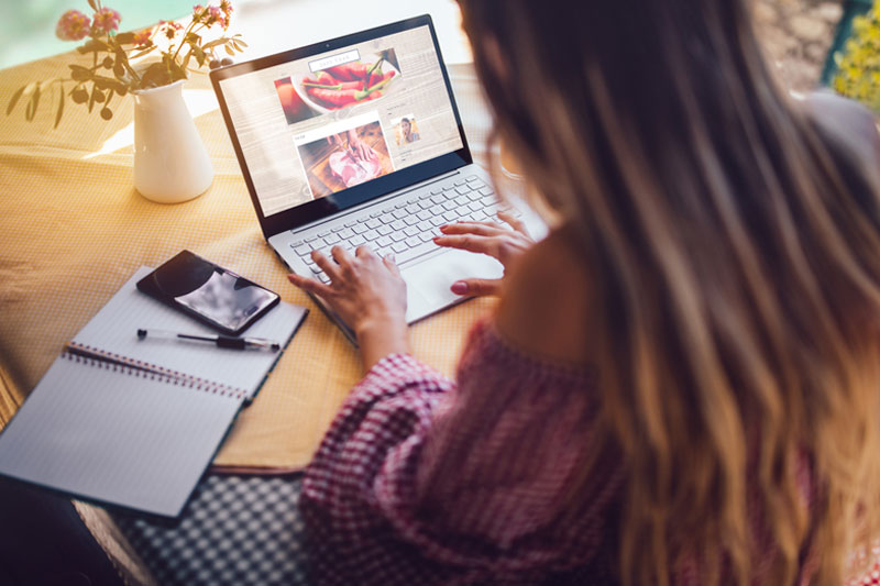Writing content for a website
